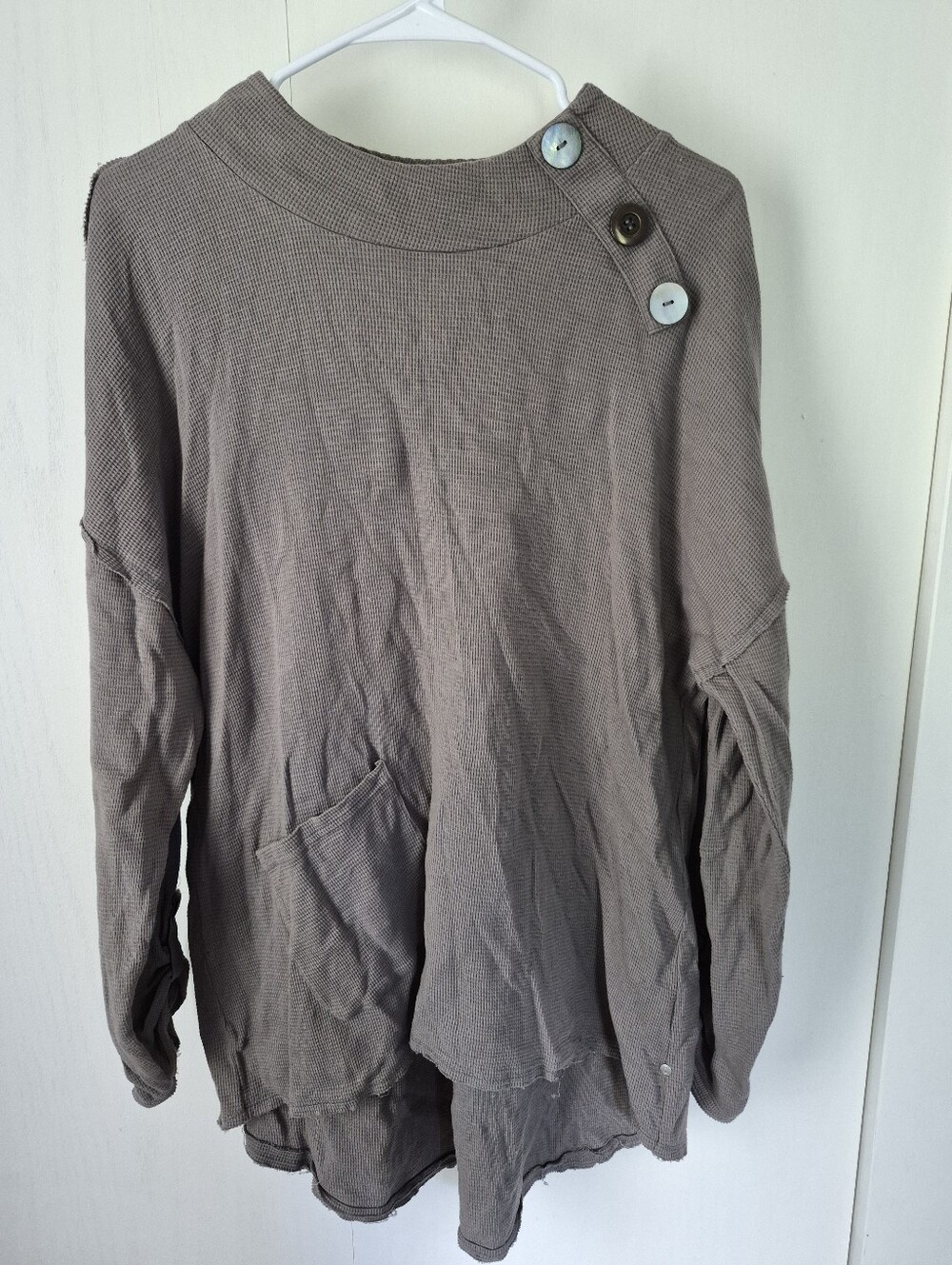 Neon Buddha Waffle Knit Tunic